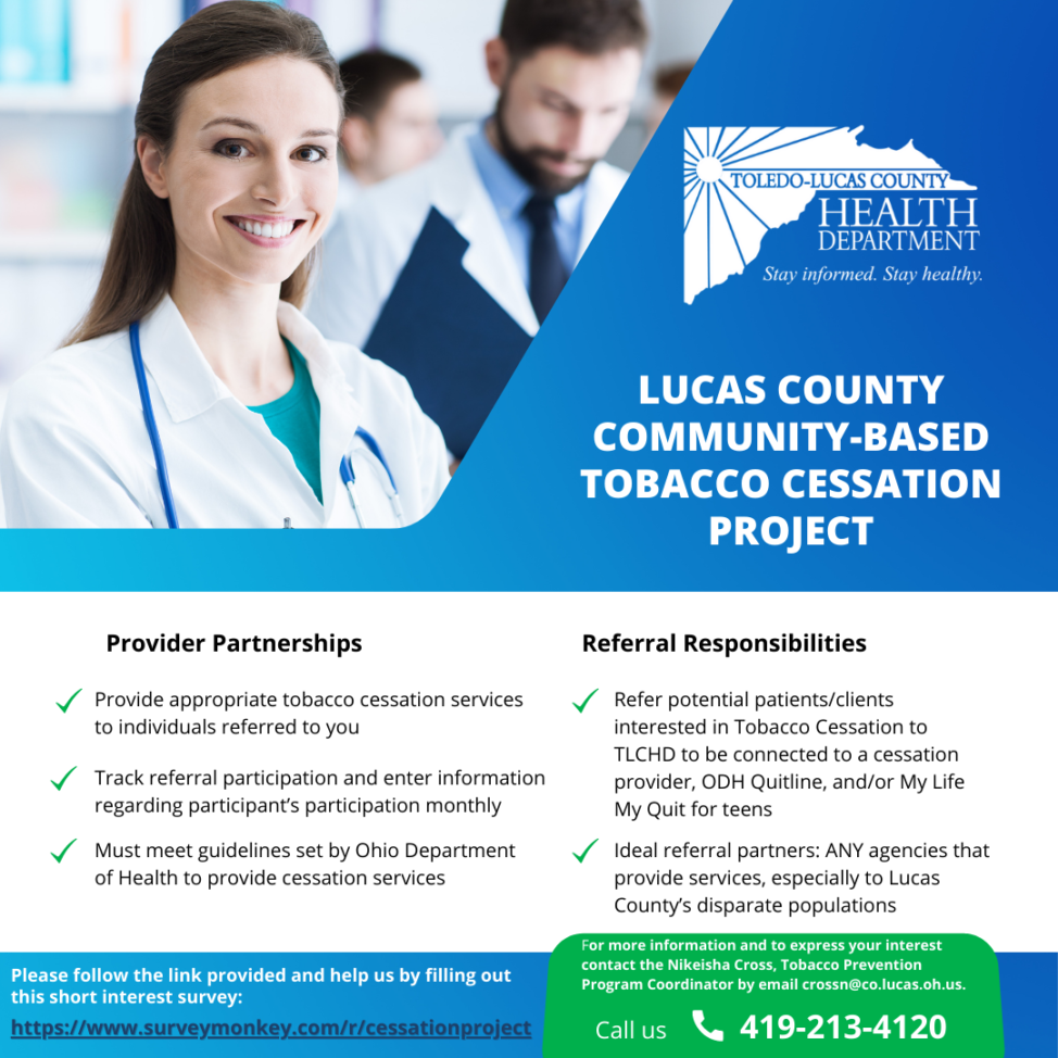 Tobacco Cessation Resources & Programs Toledo Lucas County Health